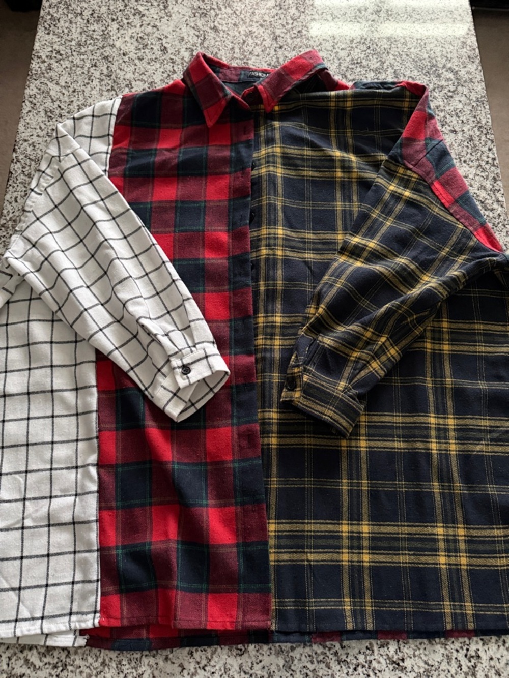 Fashion Nova Mixed Emotions Mixed Feelings Flannel Top